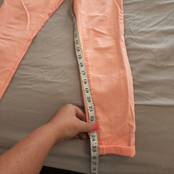 Ella Moss Peach Colored Denim Jeans, Straight Leg,‎ Casual Style, Women's Pants - Picture 3 of 11
